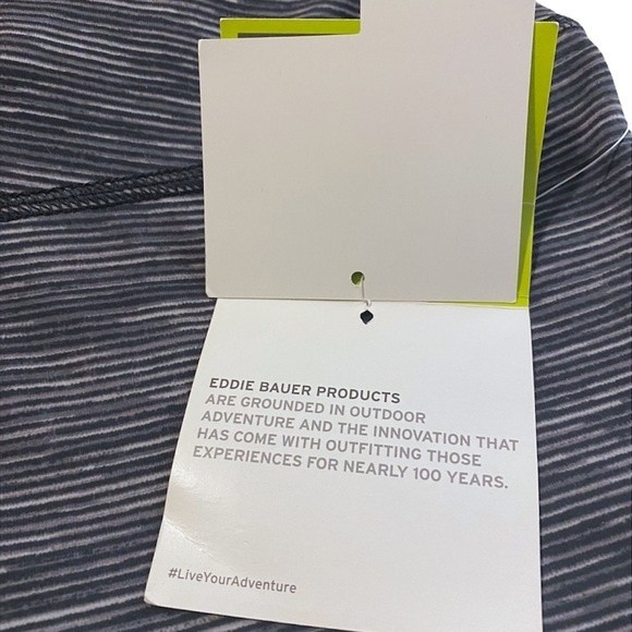 Eddie Bauer Movement Capri Gray Space Dye Leggings Astir Free Dry - Picture 9 of 11